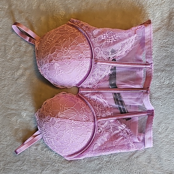 Victoria's Secret Lilac Push-up Corset Top. - Picture 2 of 9